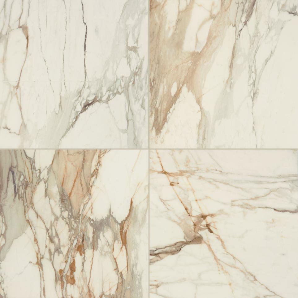 Daltile Calacatta Topaz Matte 24"x24" Ceramic Floor Tile Tile Calacatta Topaz Matte Beige/Tan Tile