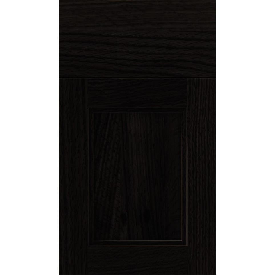 Square Charcoal Dark Finish Square Cabinets