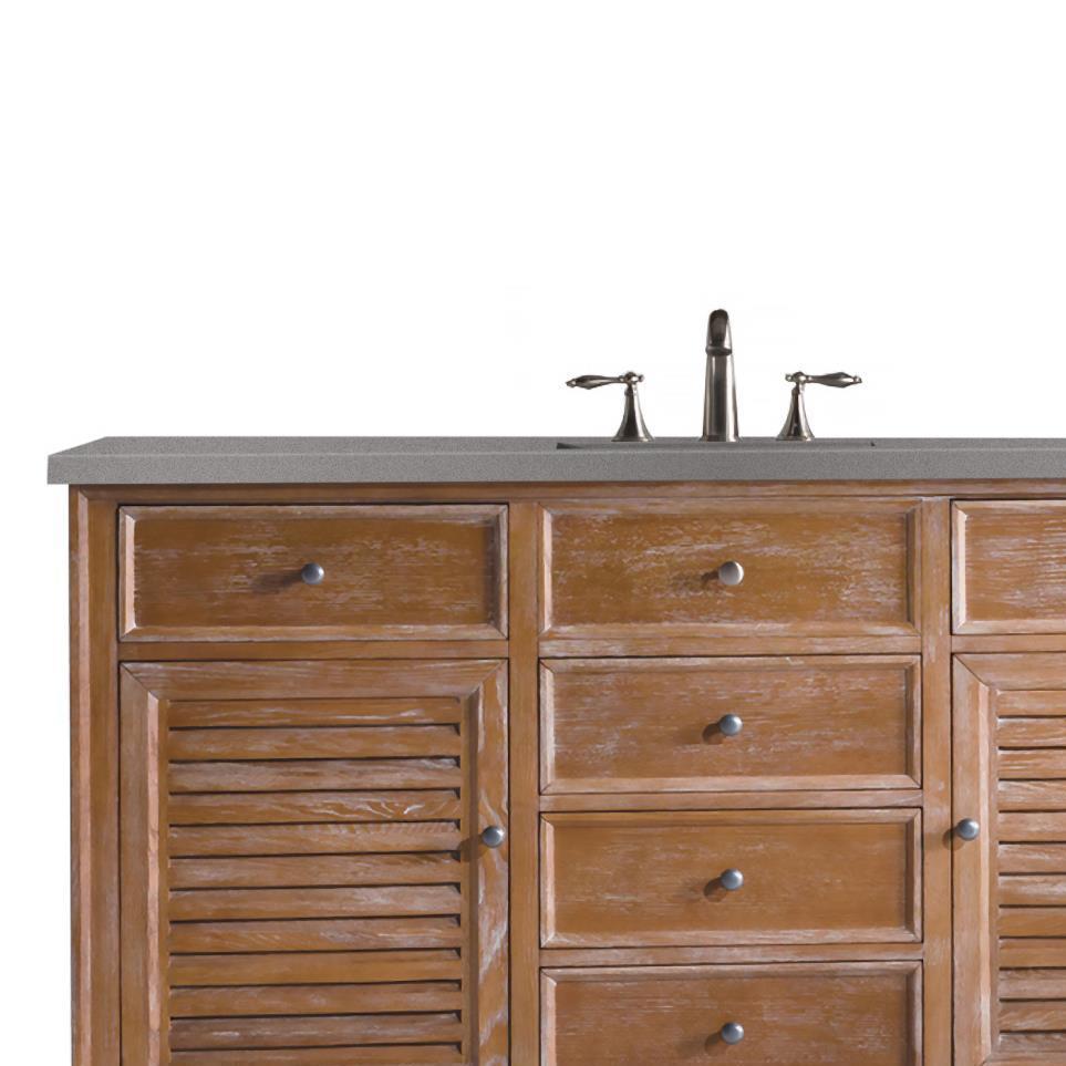 Base with Sink Top Driftwood Medium Finish Vanities