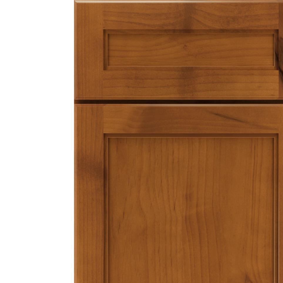 Square Cattail Medium Finish Square Cabinets