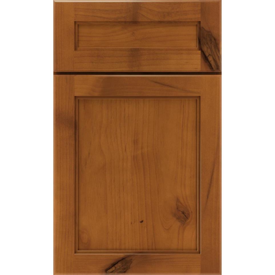 Square Cattail Medium Finish Square Cabinets