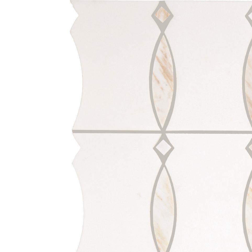 Mosaic Namaste and Thassos Polished Beige/Tan Tile