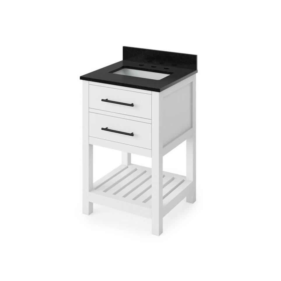 Base with Sink Top White White Vanities