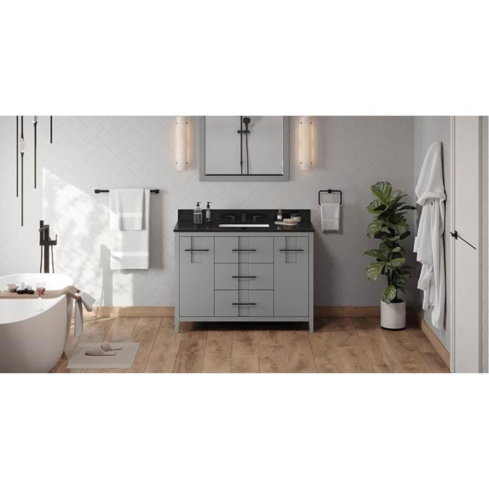 Base with Sink Top Grey Grey / Black Vanities