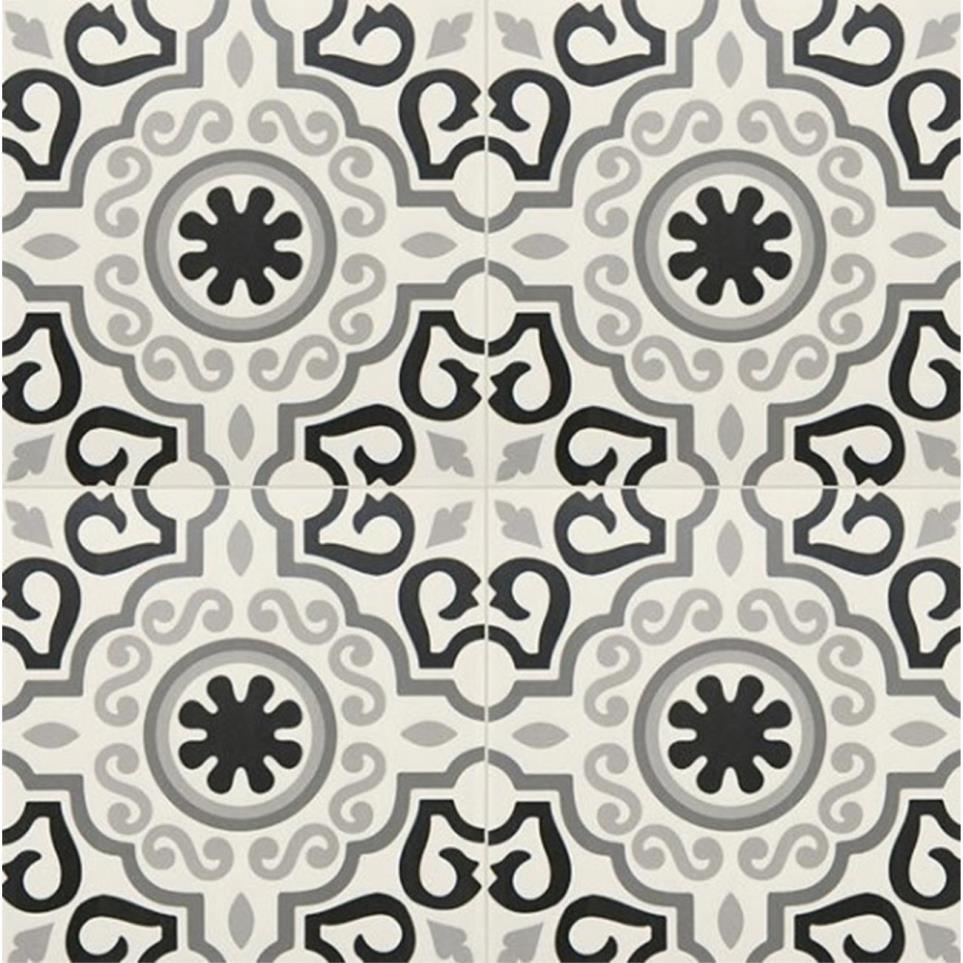 Tile Crystal Black Matte Black Tile
