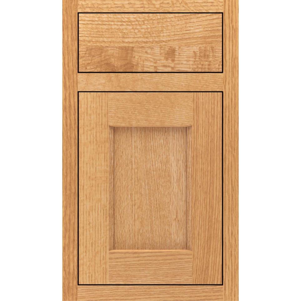 Square Natural Light Finish Square Cabinets