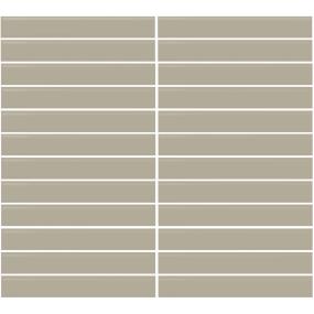 Mosaic Architectural Gray Glossy Beige/Tan Tile