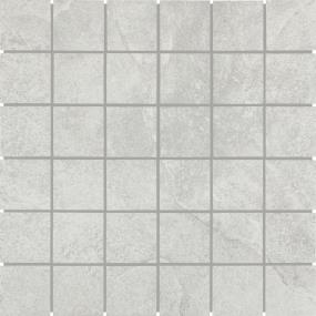 Mosaic Weathered White  Matte Gray Tile