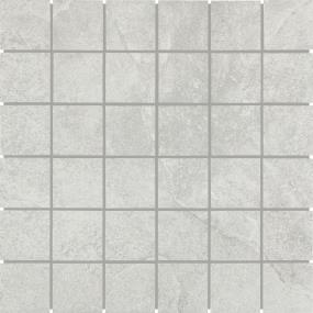 Mosaic Weathered White  Matte Gray Tile