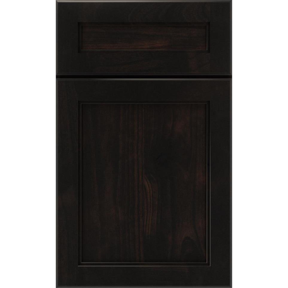 Square Chocolate Dark Finish Square Cabinets