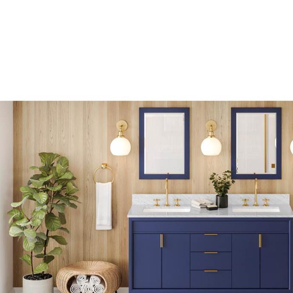 Base with Sink Top Hale Blue Blue / Purple Vanities