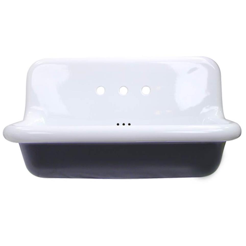 Bath White/Green  Bathroom Sinks