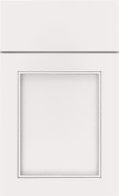 Square White With Toasted Almond Detail Glaze - Paint Cabinets