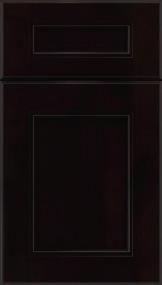 5 Piece Espresso Black Glaze Glaze - Stain 5 Piece Cabinets