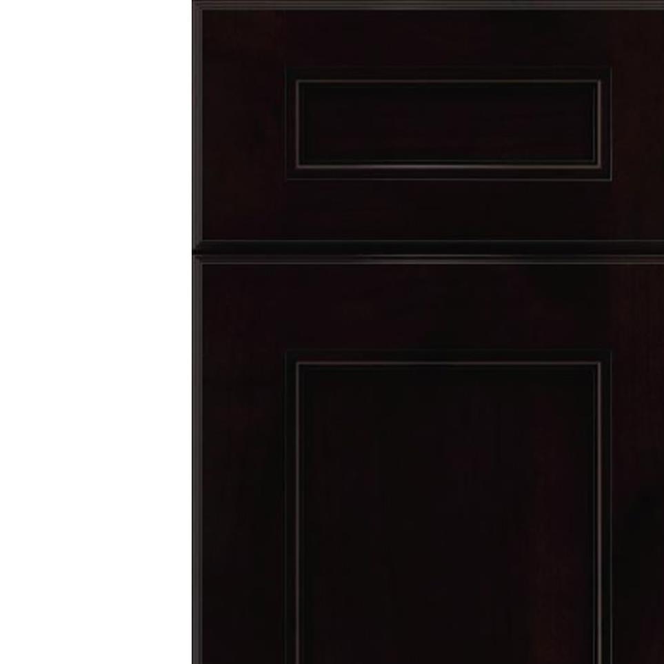 5 Piece Espresso Black Glaze Glaze - Stain 5 Piece Cabinets