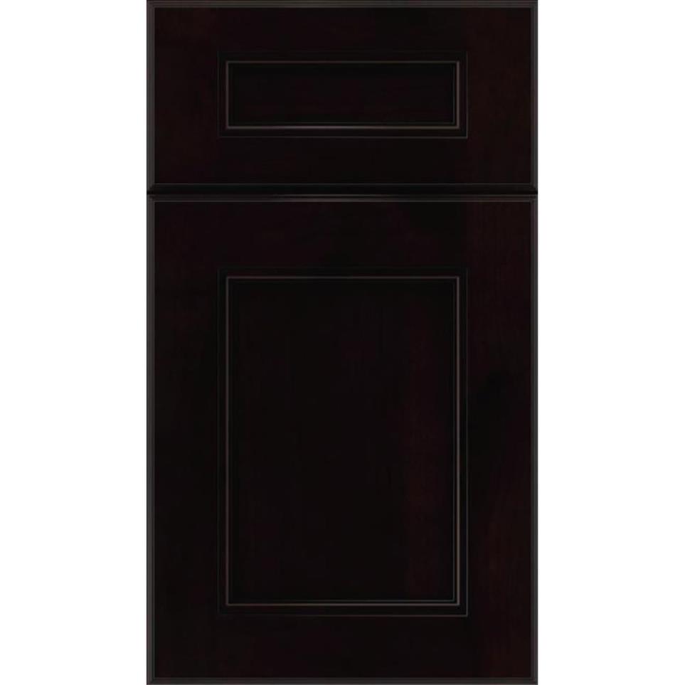 5 Piece Espresso Black Glaze Glaze - Stain 5 Piece Cabinets