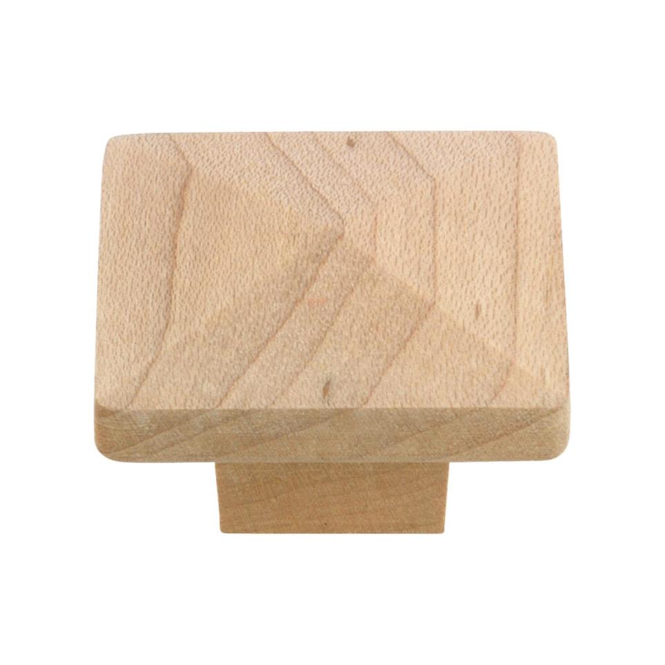 Knob Unfinished Maple Light Finish Knobs