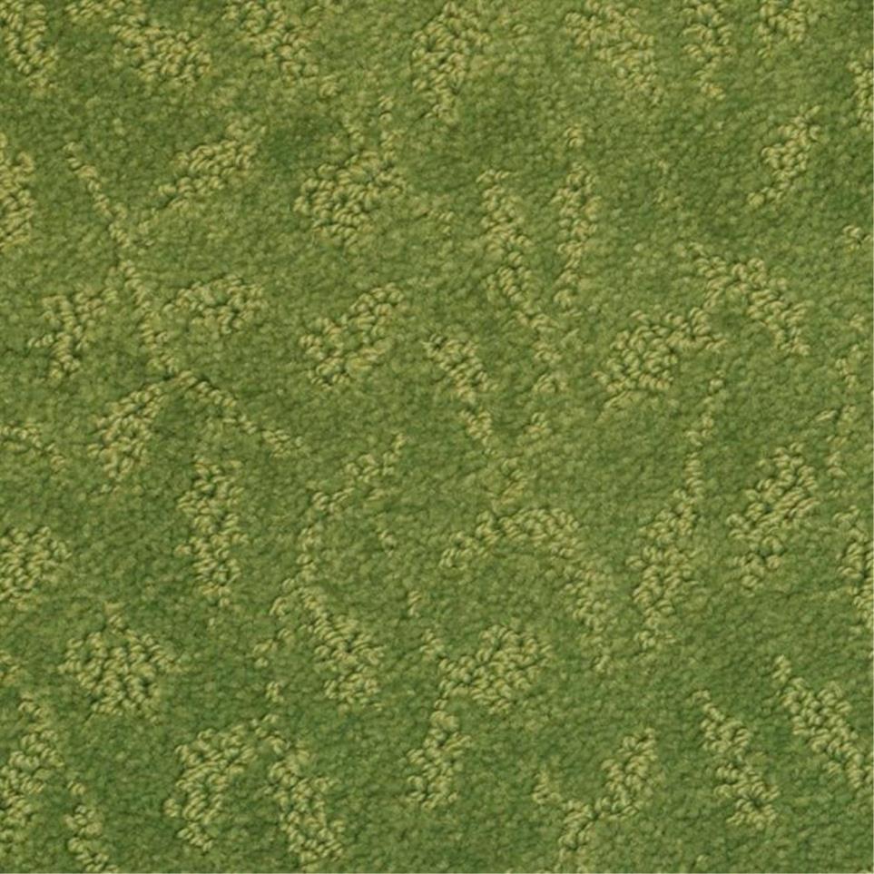 Pattern Foliage Green Carpet
