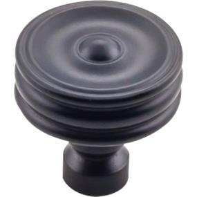 Knob Flat Black Black Knobs