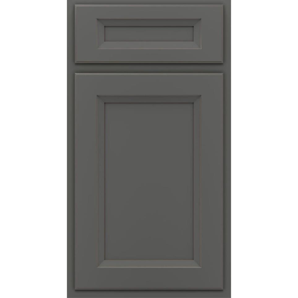 5 Piece Galaxy Rye Opaque Paint - Grey 5 Piece Cabinets