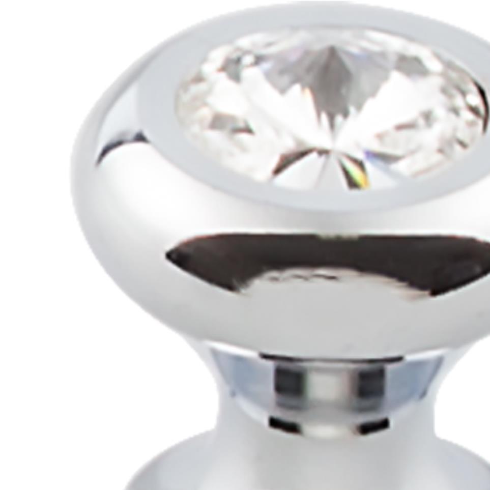 Knob Polished Chrome Base Chrome Knobs