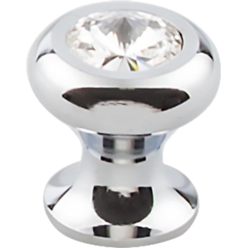 Knob Polished Chrome Base Chrome Knobs