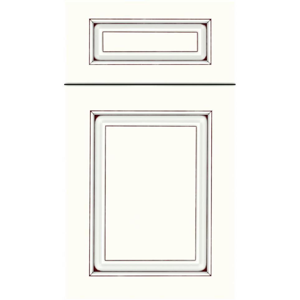 Square Alabaster Mocha Glaze Glaze - Paint Square Cabinets