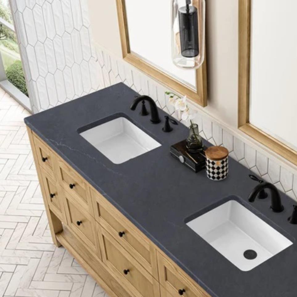 Base with Sink Top Light Oak Light Finish Vanities