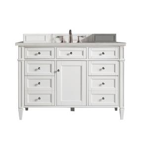 Base with Sink Top Bright White White Vanities