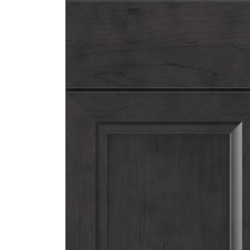 Square Storm Dark Finish Square Cabinets