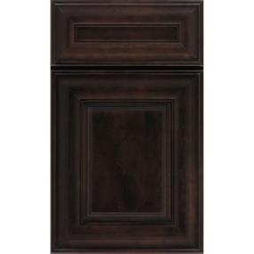 Square Chocolate Dark Finish Square Cabinets