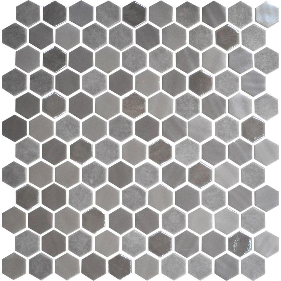 Mosaic Frost Moka Mixed Gray Tile