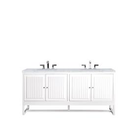 Base with Sink Top Glossy White White Vanities