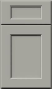 Square Nickel                         Paint - Grey Cabinets