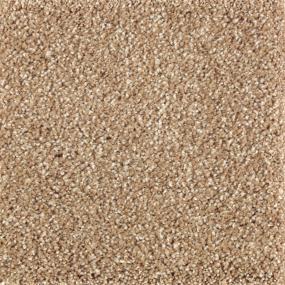 Textured Saxony Frosted Taffy Beige/Tan Carpet