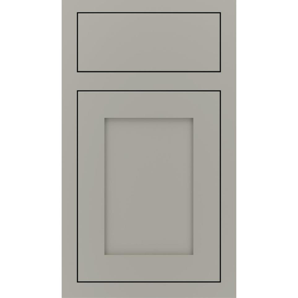 Square Stamped Concrete Paint - Grey Square Cabinets