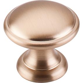 Knob Brushed Bronze Bronze Hardware
