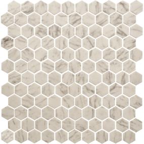 Mosaic Carrara Matte White Tile