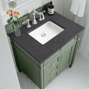 Base with Sink Top Smokey Celadon Green Vanities