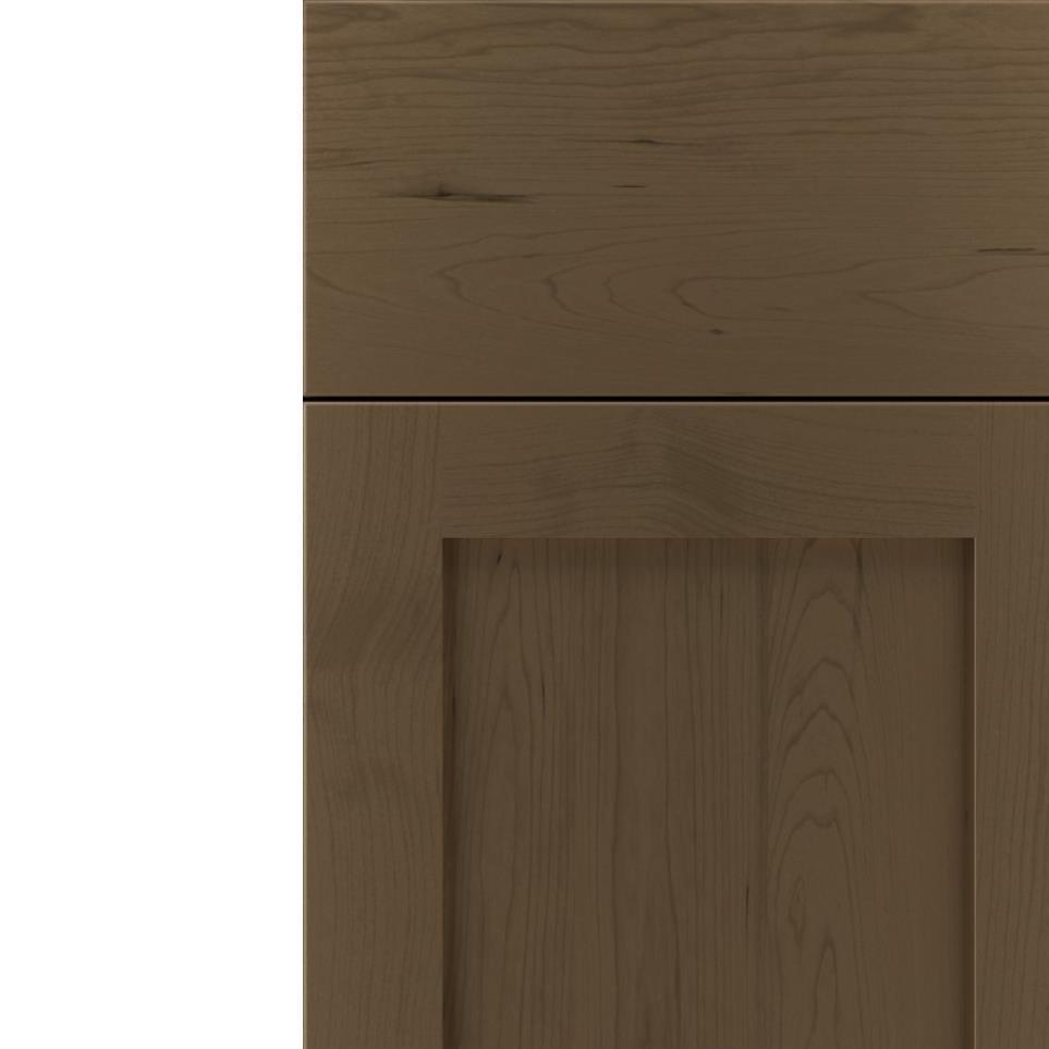 Square Cortado Medium Finish Square Cabinets