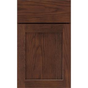 Square Tundra Dark Finish Square Cabinets