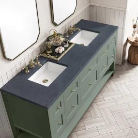 Base with Sink Top Smokey Celadon Green Vanities