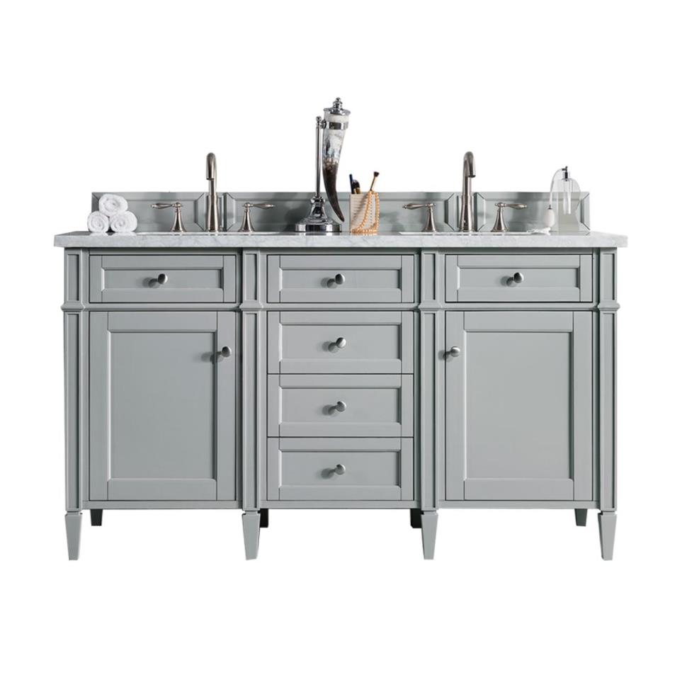 Base with Sink Top Urban Gray Grey / Black Vanities