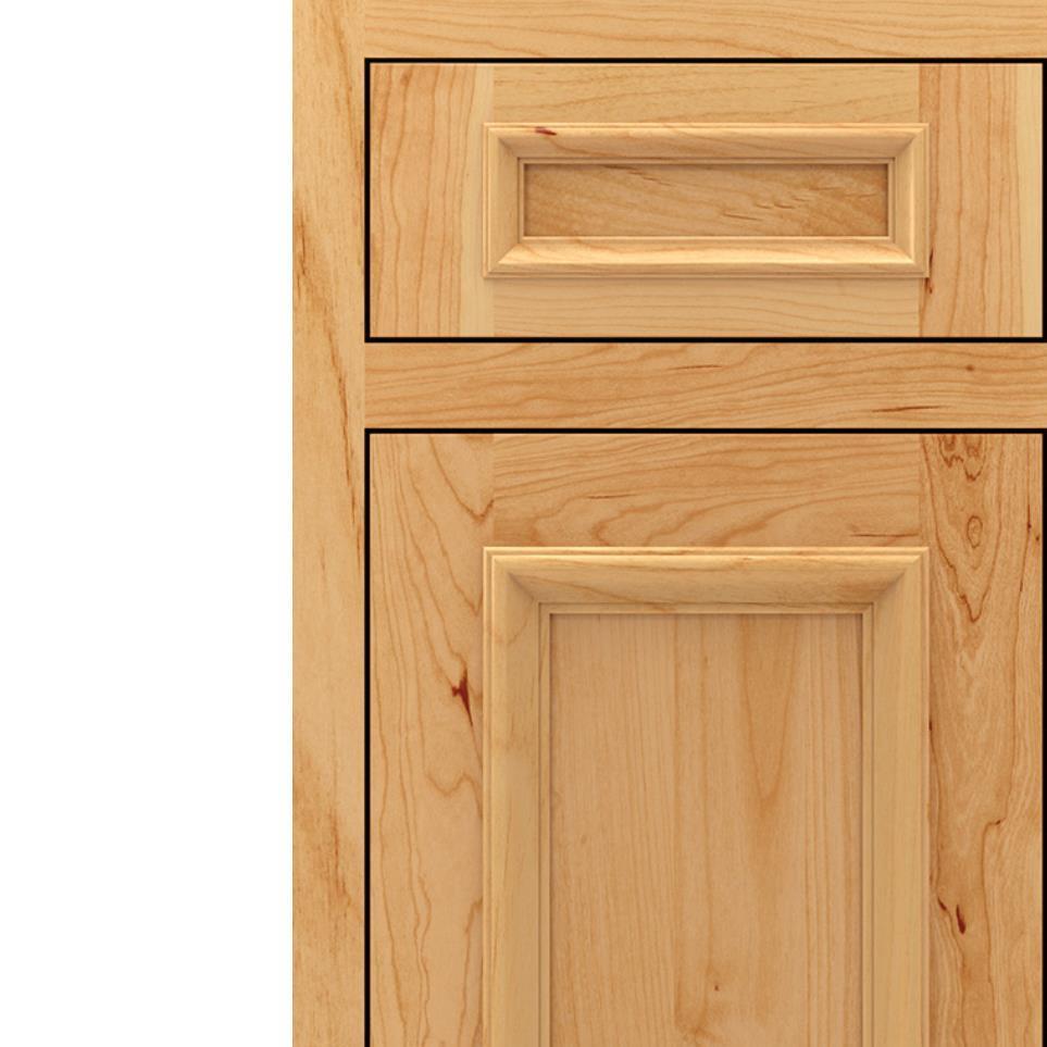 Inset Natural Light Finish Inset Cabinets