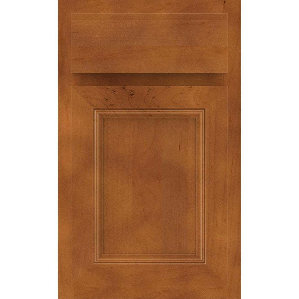 Square Cattail Medium Finish Square Cabinets