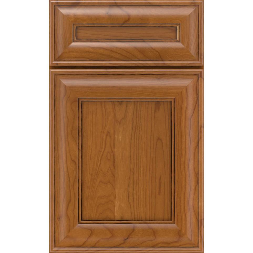 Square Palomino Medium Finish Square Cabinets