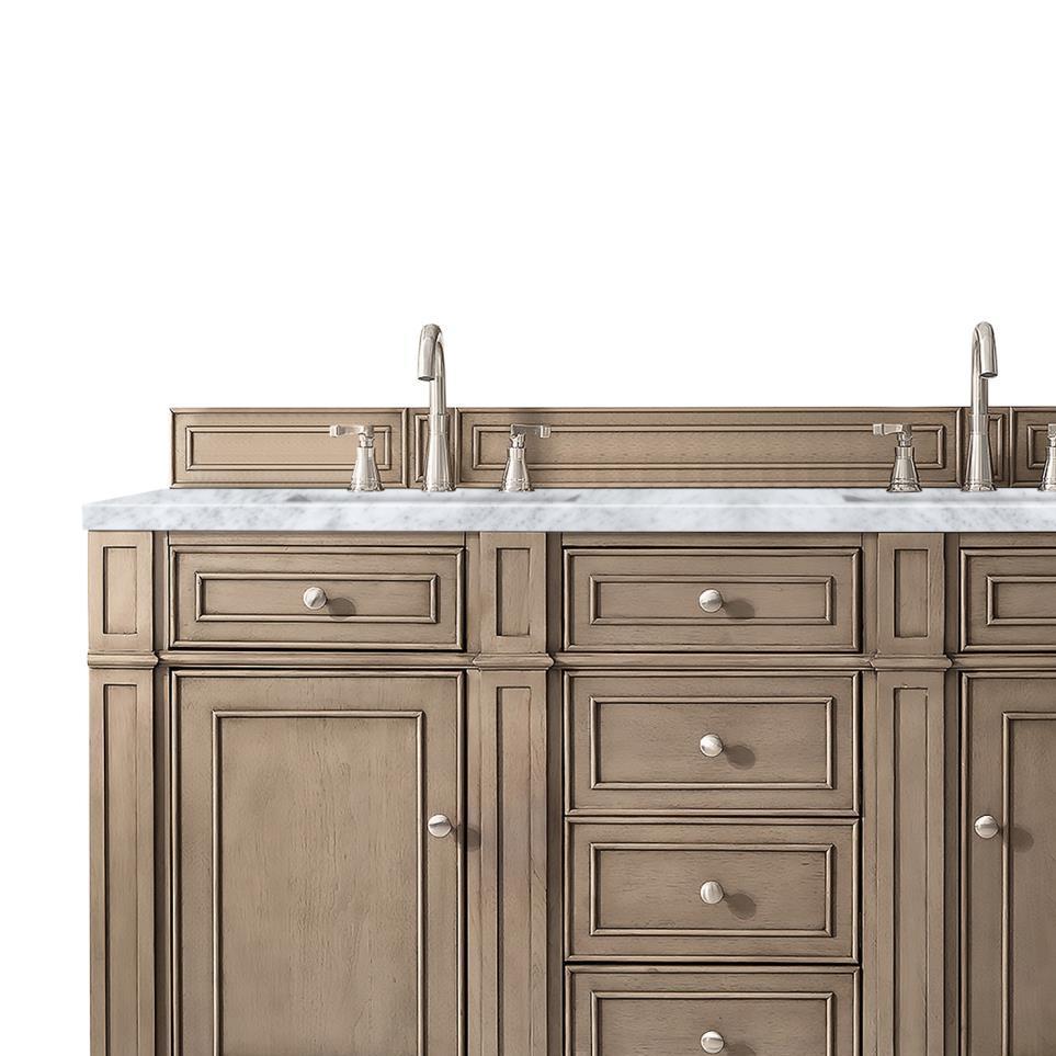 Base with Sink Top Whitewashed Walnut Light Finish Vanities