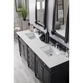 Base with Sink Top Black Onyx Grey / Black Vanities