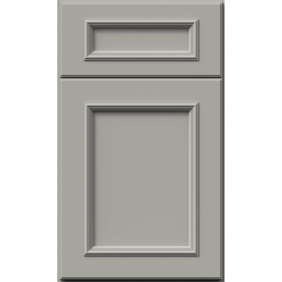 Square Nickel                         Paint - Grey Square Cabinets