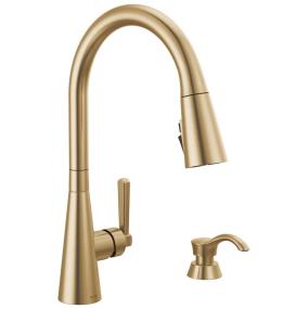 Kitchen Champagne Bronze Brass / Gold Faucets